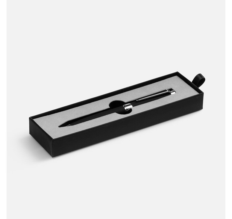 Ручка шариковая Broad Ring Soft Touch в футляре, черная