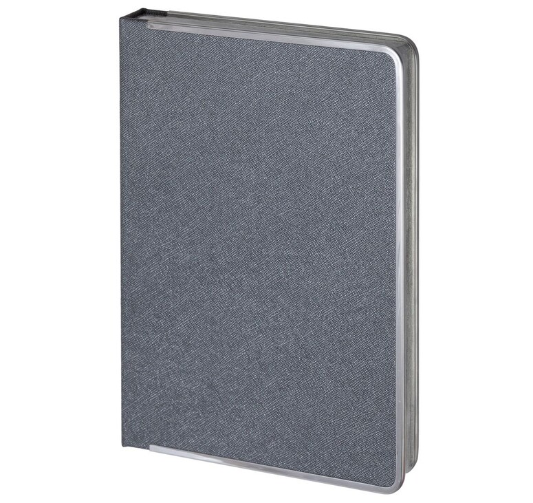 Ежедневник Frame Metal, недатированный, серый