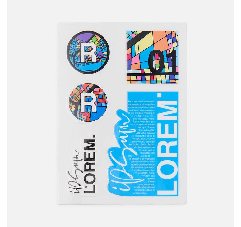 Наклейки UV-DTF Sticker Pack на заказ, S