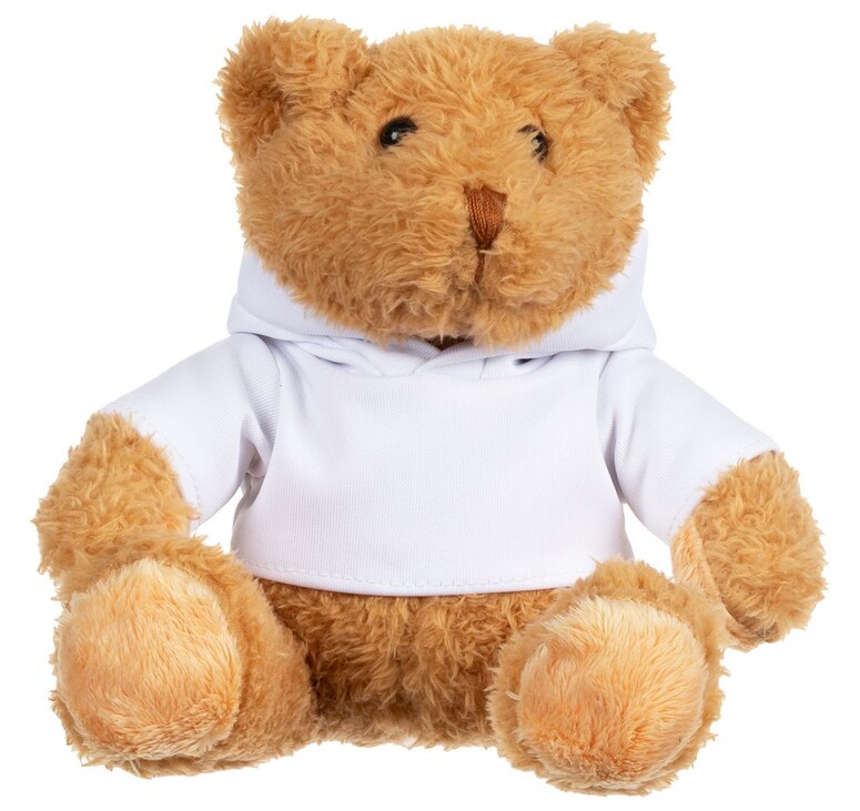 Мягкая игрушка «Мишка Cuddleton» в белом худи