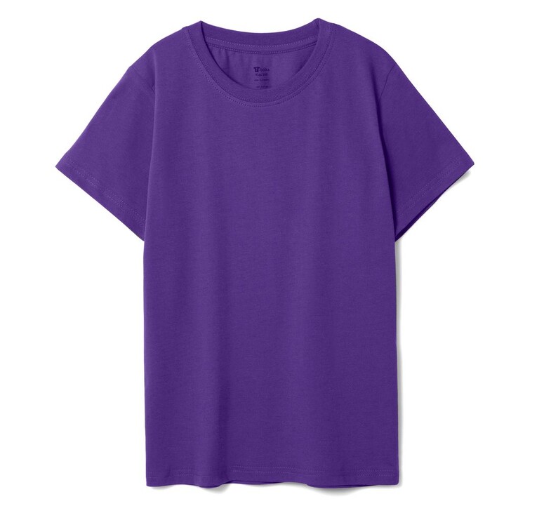 Футболка детская T-Bolka Kids, фиолетовая, 6 лет