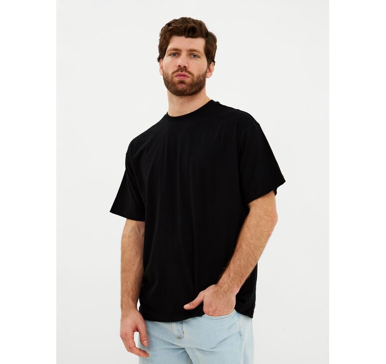 Футболка Oversize Premium, черная, размер S