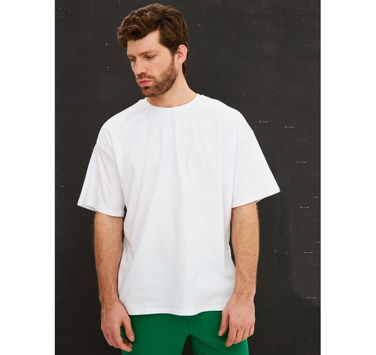 Футболка Oversize Premium, белая, размер XXL