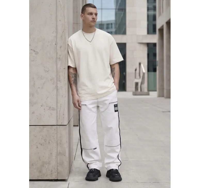 Футболка Oversize Premium 210, молочно-белая, размер S