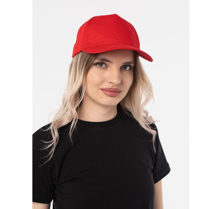 Бейсболка Basic, красная