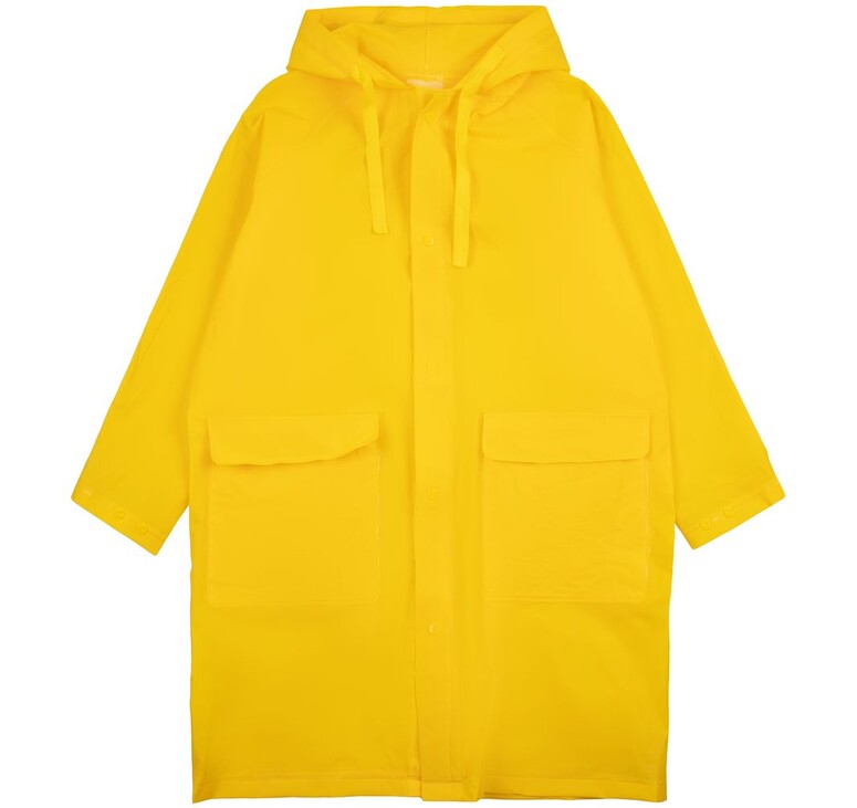 Дождевик детский RainDrop Kids, желтый, 8 лет (рост 118-128)