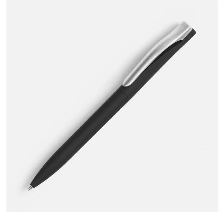 Ручка шариковая Pin Soft Touch, черная