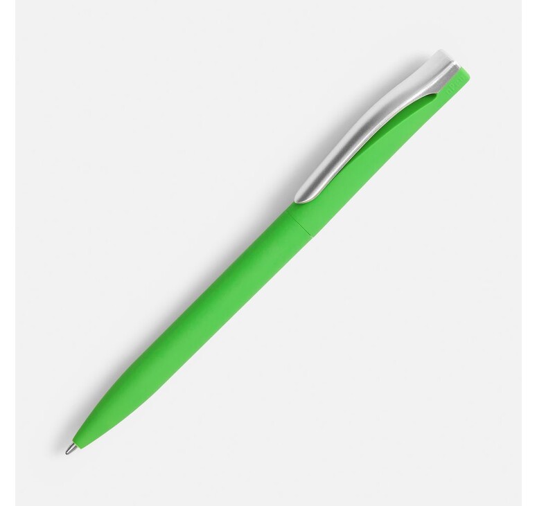 Ручка шариковая Pin Soft Touch, зеленая
