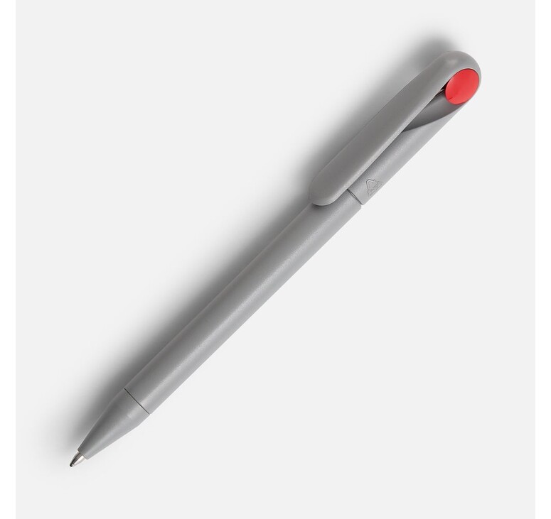 Ручка шариковая Prodir DS1 TMM Dot, серая с красным