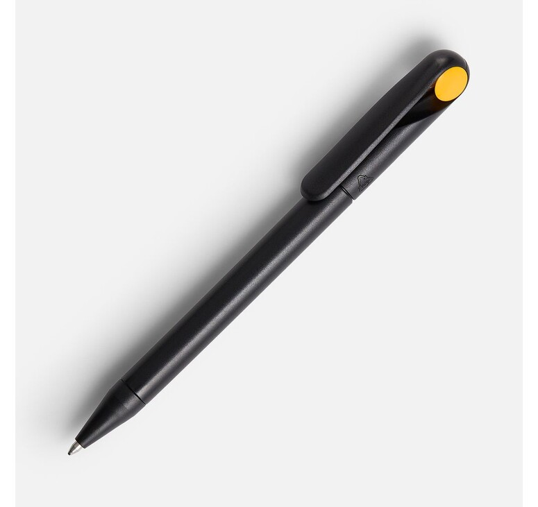 Ручка шариковая Prodir DS1 TMM Dot, черная с желтым