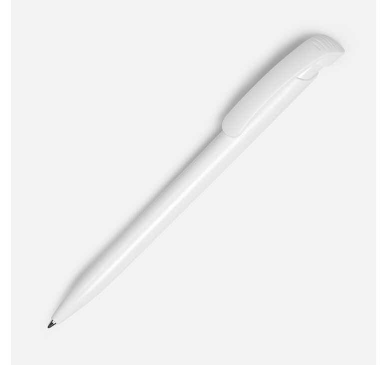 Ручка шариковая Clear Solid, белая