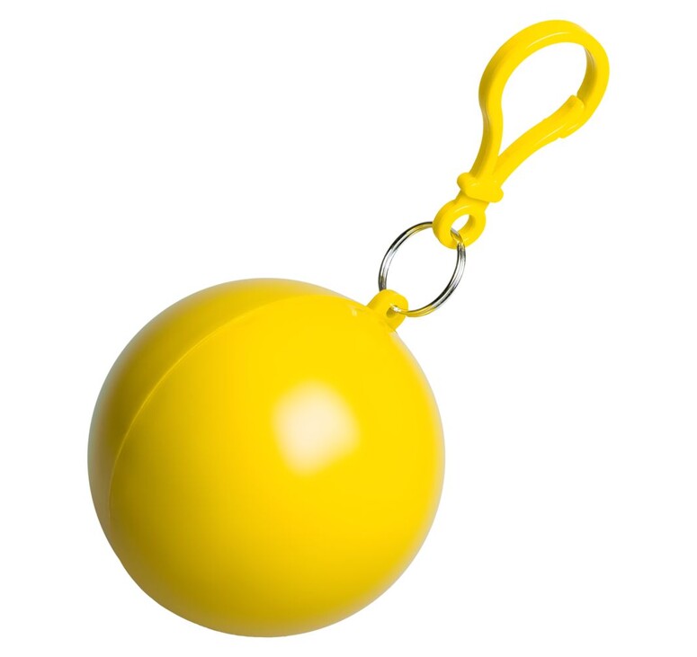 Дождевик в круглом футляре Nimbus, желтый
