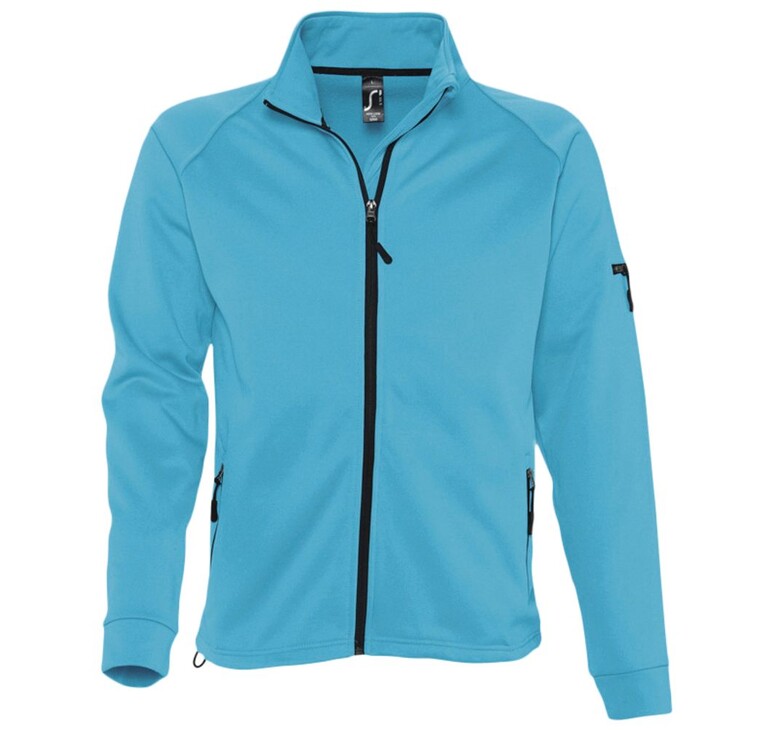 Куртка флисовая мужская New look men 250 бирюзовая, размер S