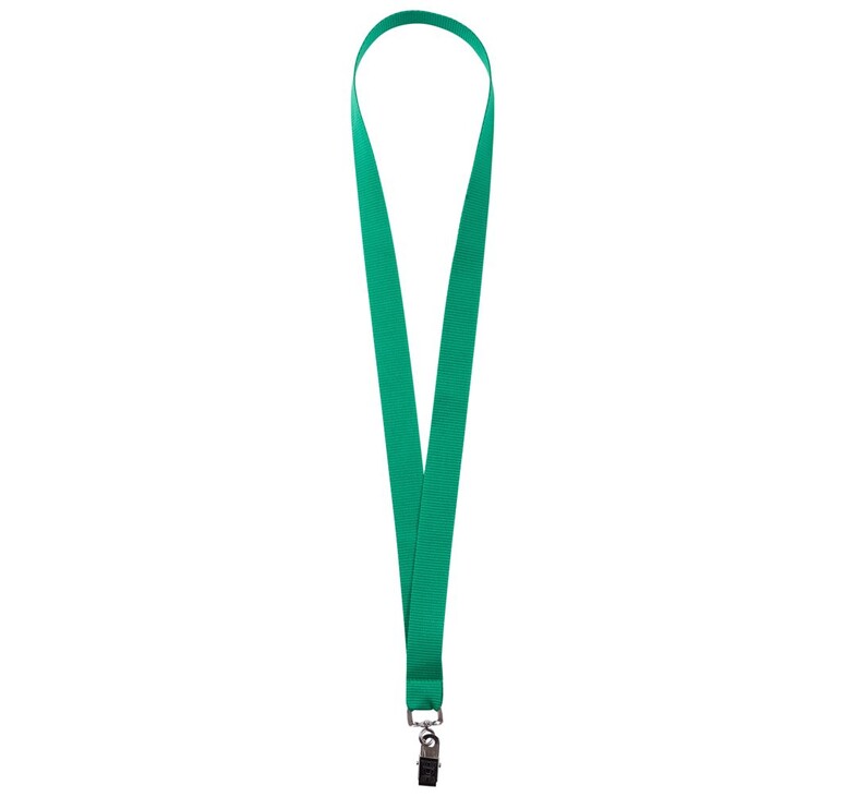 Лента для бейджа Neckband, зеленая