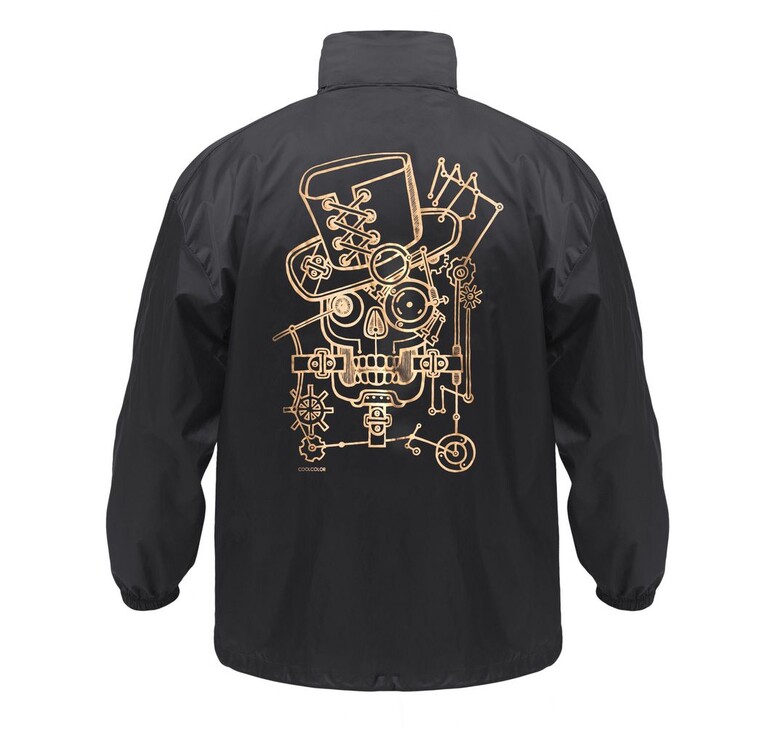 Ветровка John Steampunk, черная, размер S