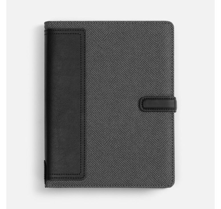 Ежедневник-органайзер Twill, недатированный, черный
