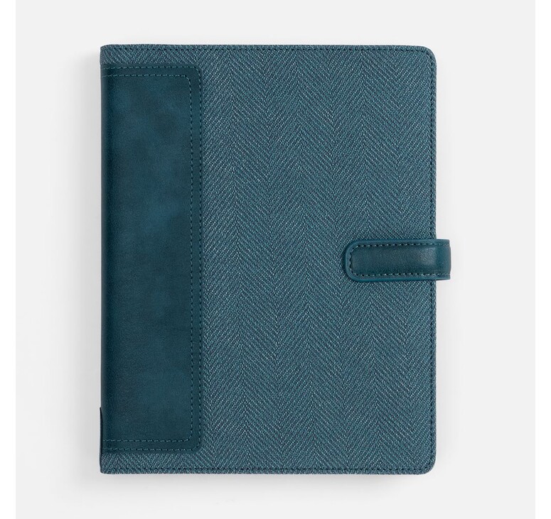 Ежедневник-органайзер Twill, недатированный, синий