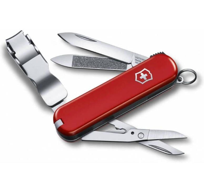 Нож-брелок Nail Clip 580, красный