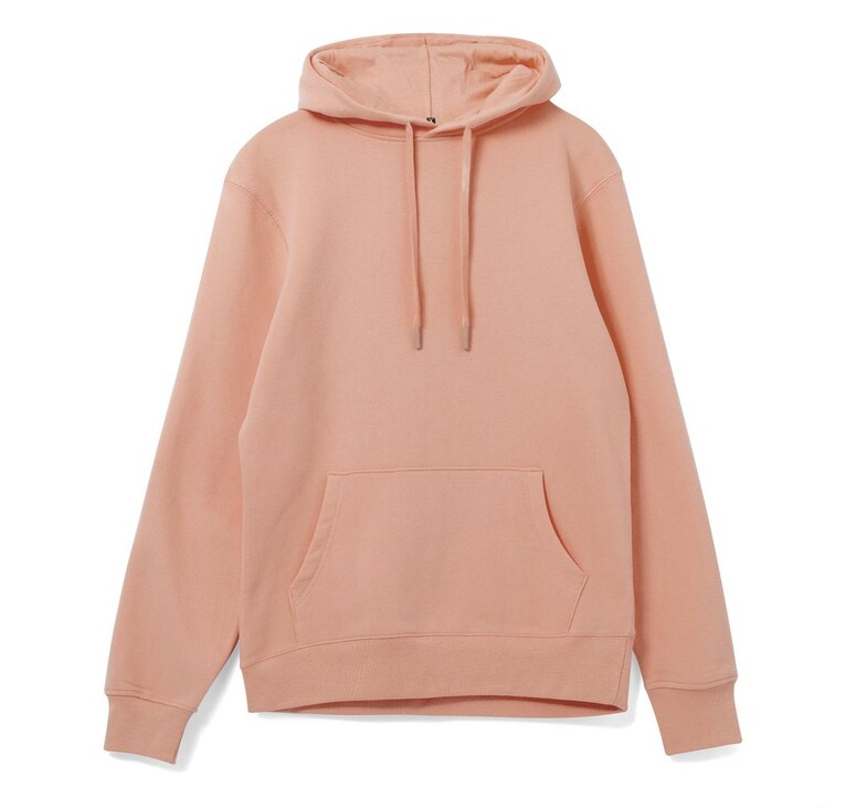Толстовка с капюшоном унисекс Hoodie, бежевая (nude), размер XS