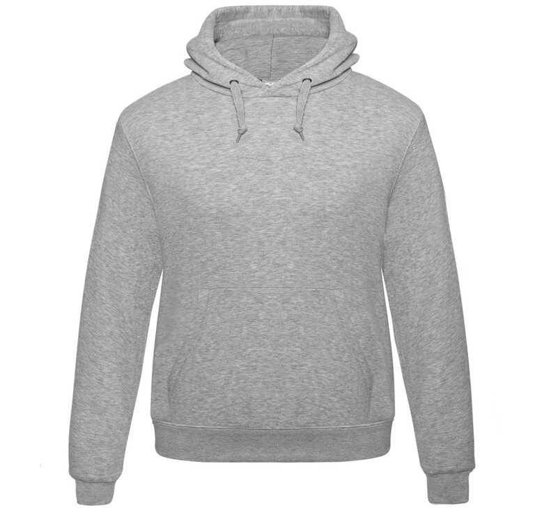 Толстовка Hooded серый меланж, размер S