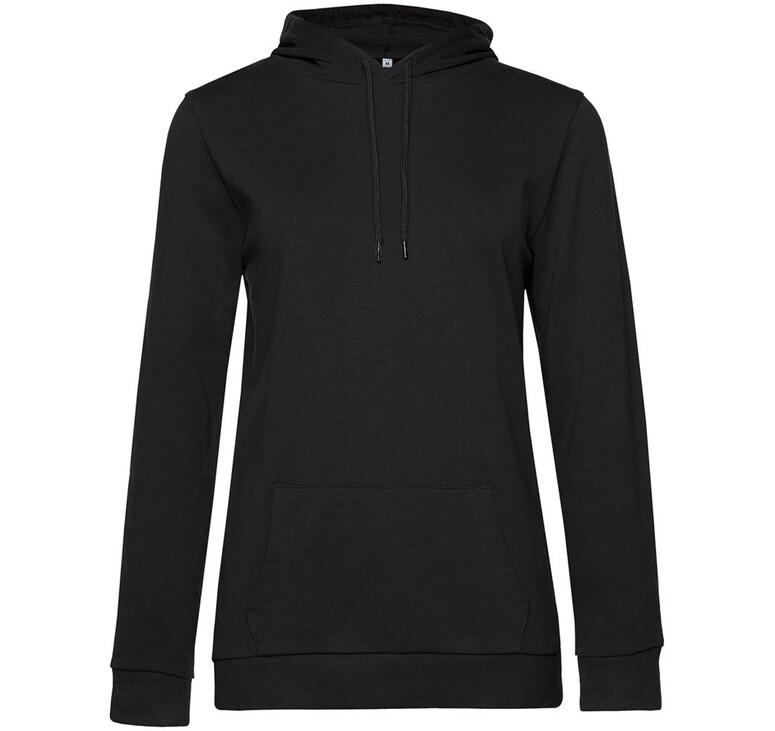 Толстовка с капюшоном женская Hoodie, черная, размер L