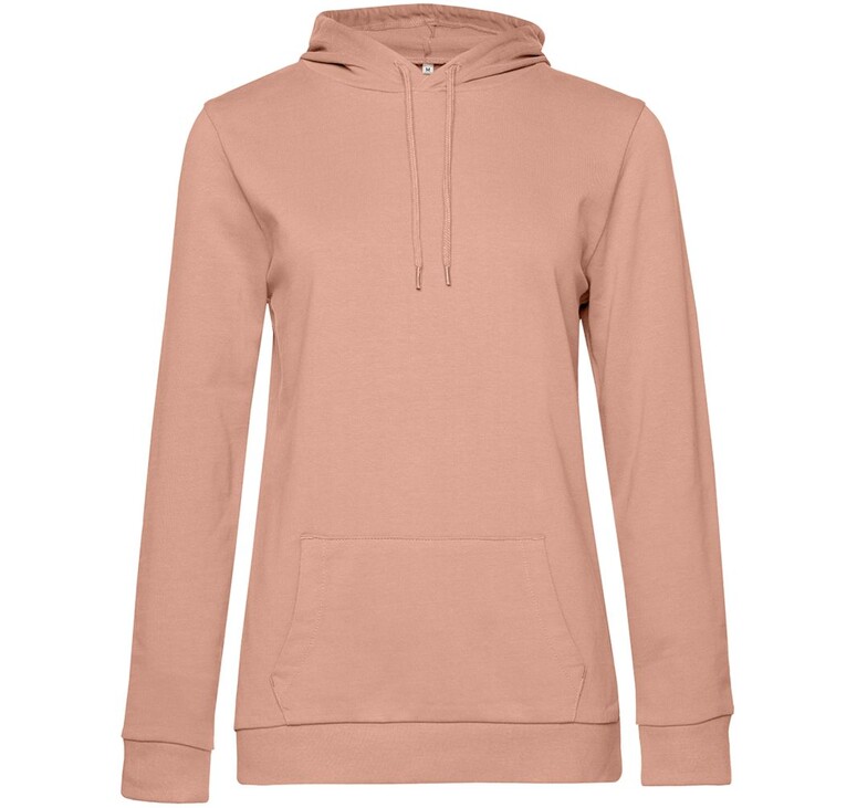 Толстовка с капюшоном женская Hoodie, бежевая (nude), размер L