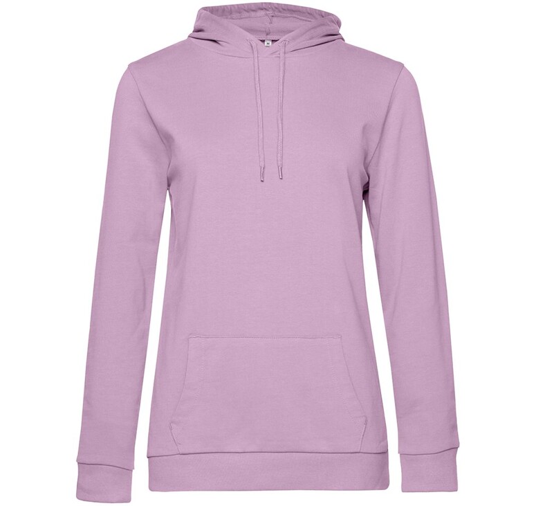 Толстовка с капюшоном женская Hoodie, сиреневая, размер L