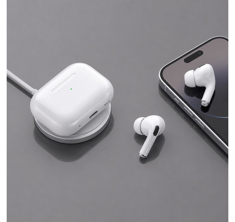 Беспроводные наушники с микрофоном Air Nova 2, TWS, BT5.4, 300 мАч, QI, белый, Deppa