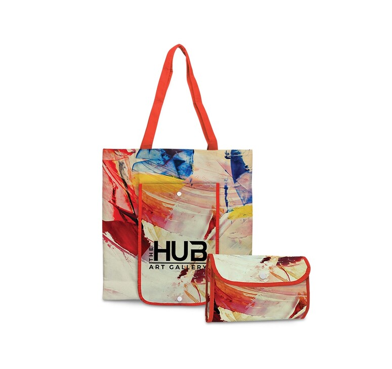 Складная сумка для шопинга с возможностью полноцветной печати