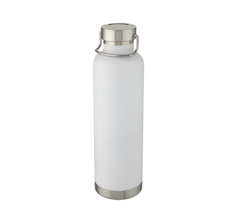 Thor, медная спортивная бутылка объемом 1 л с вакуумной изоляцией, белый