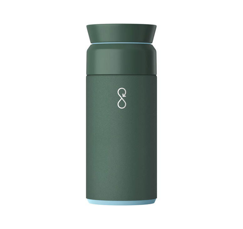 Термос Ocean Bottle объемом 350 мл, зеленый лесной