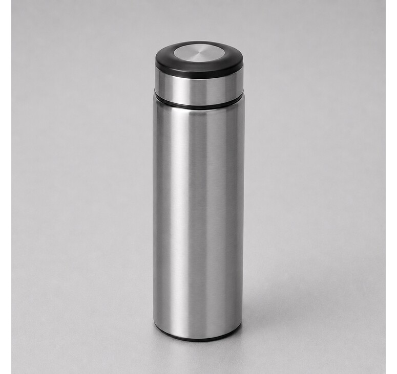 Термос «Confident Metallic» 420мл, серебристый