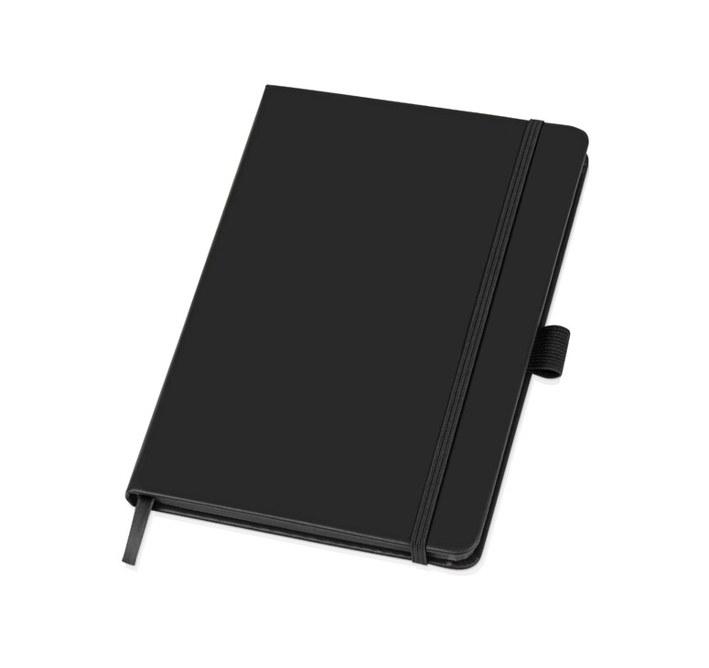 Блокнот Color edge A5, черный