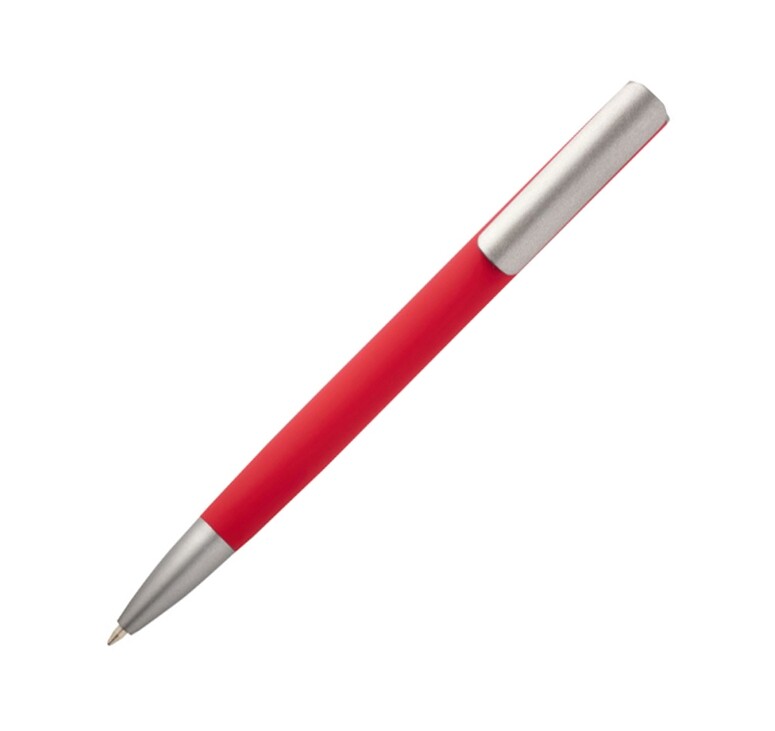 Ziguur шариковая ручка из переработанного алюминия - Красный (синие чернила)