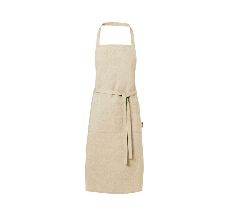Pheebs 200 g/m2 recycled cotton apron, натуральный
