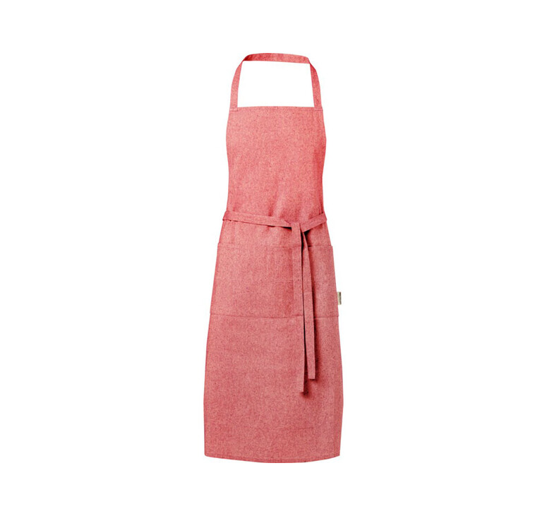 Pheebs 200 g/m2 recycled cotton apron, красный яркий