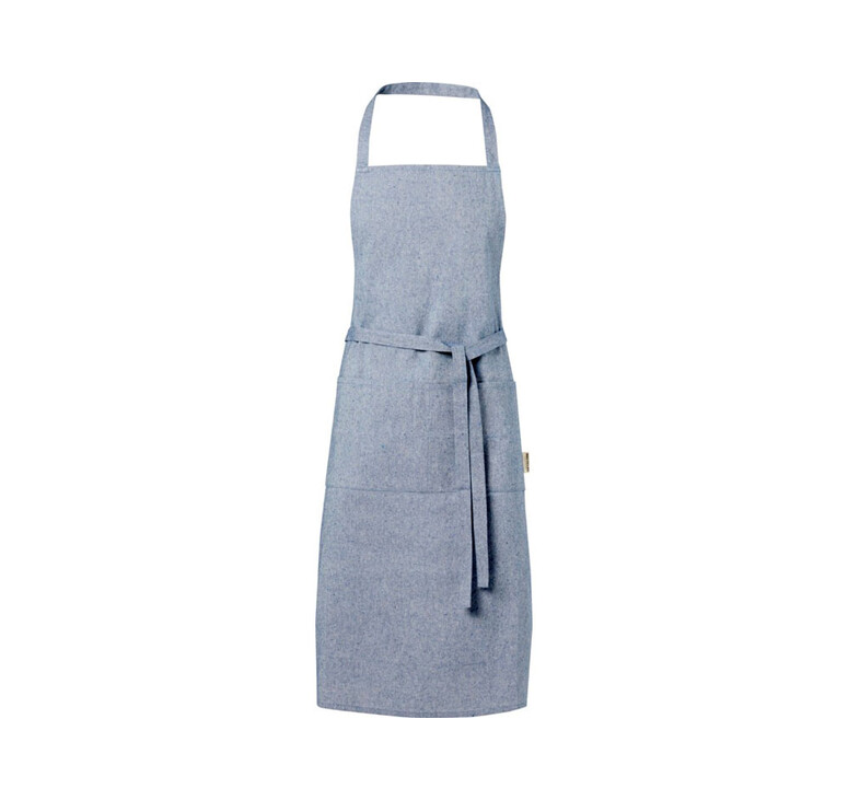 Pheebs 200 g/m2 recycled cotton apron, синий