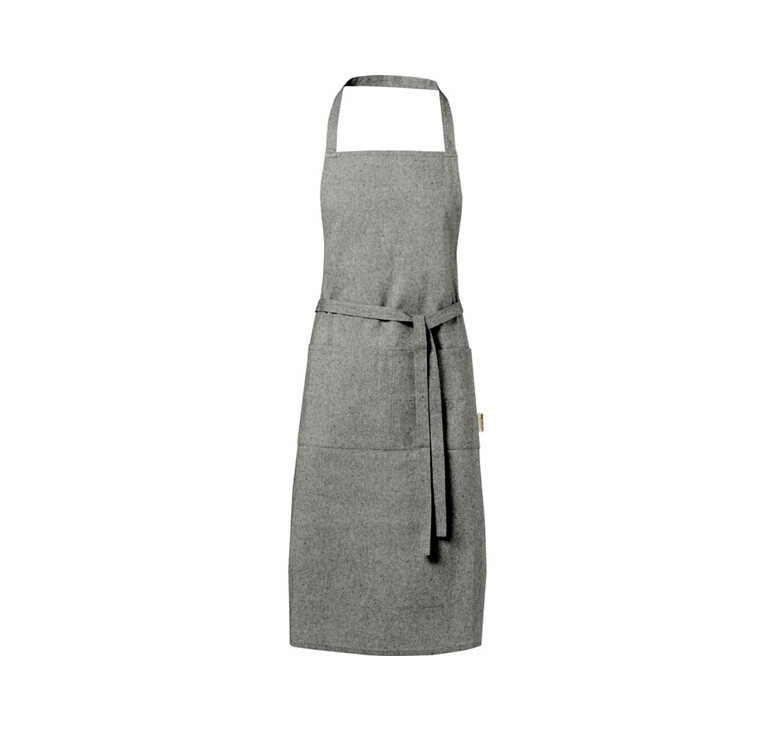 Pheebs 200 g/m2 recycled cotton apron, черный