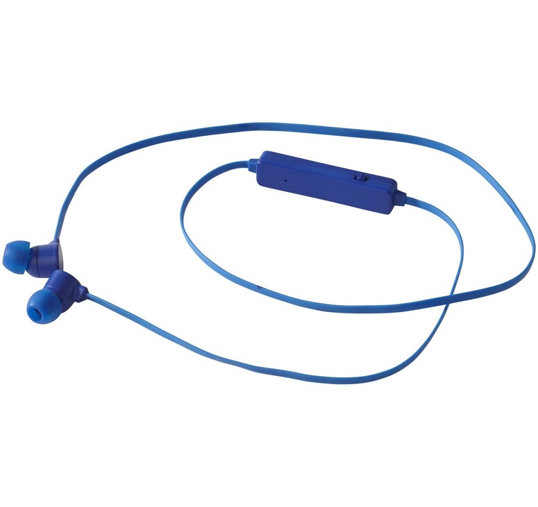 Цветные наушники Bluetooth, ярко-синий