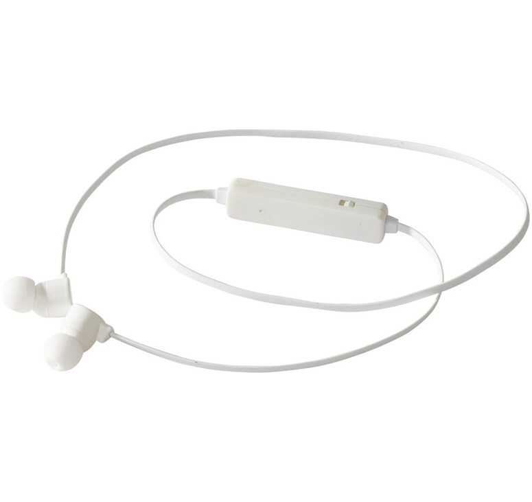 Цветные наушники Bluetooth, белый