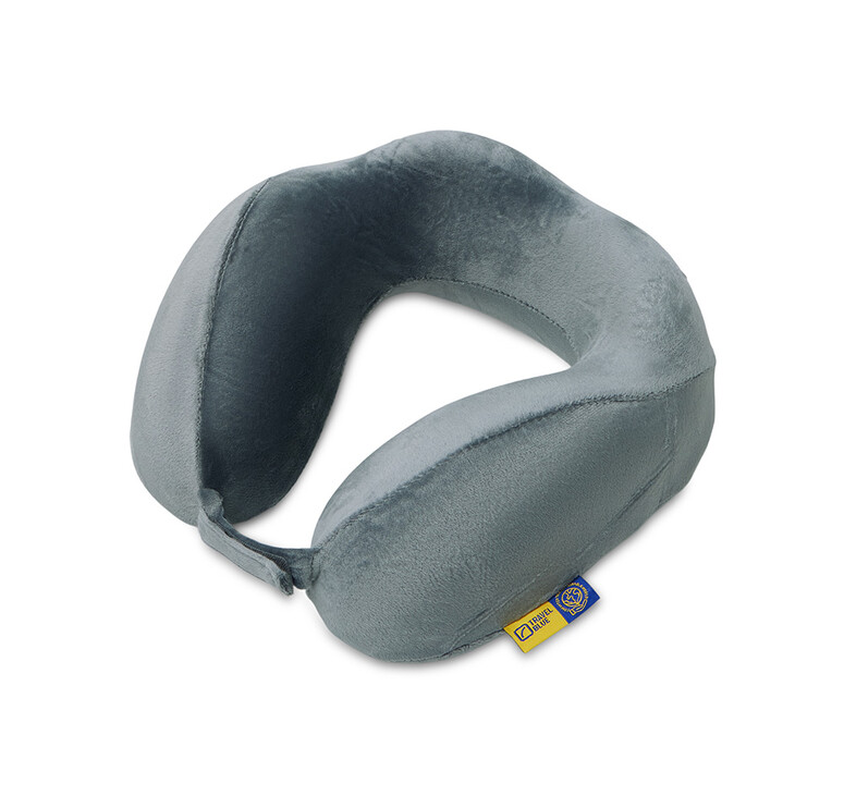 Подушка для путешествий с эффектом памяти Travel Blue Tranquility Pillow, увеличенная (212), цвет серый