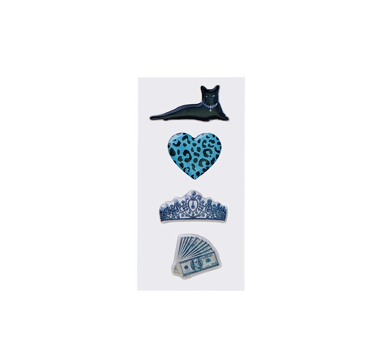 Смоляной стикерпак вертикальный без фона