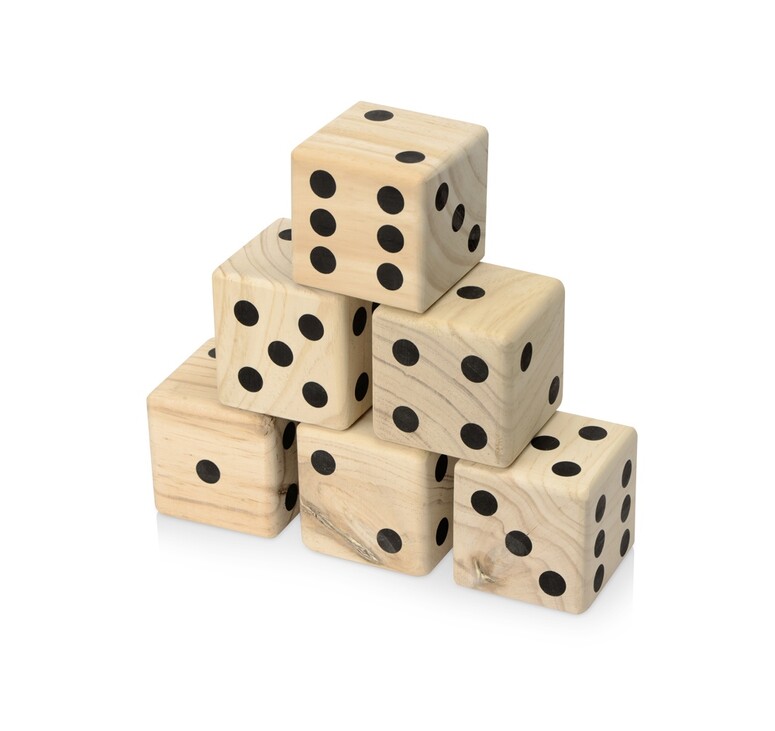 Деревянная игра в кости, XL «Dice»