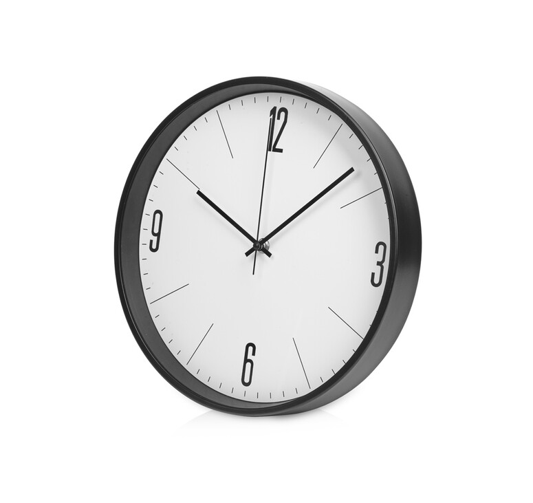 Алюминиевые настенные часы, диаметр 30,5 см 