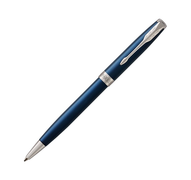 Ручка шариковая «Parker Sonnet Core Subtle Blue CT», синий/серебристый