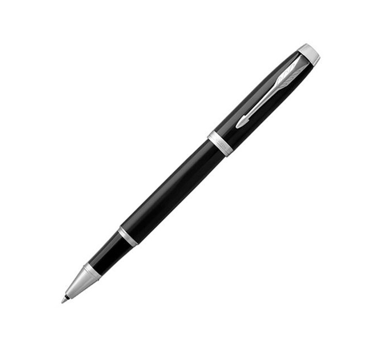 Ручка роллер «Parker IM Core Black CT», черный/серебристый