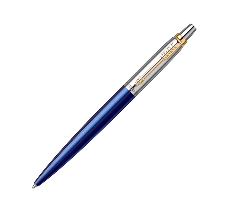 Шариковая ручка Parker Jotter SE 135 Lacquer Blue St.Steel GT, стержень: M, цвет чернил : blue, в подарочной упаковке