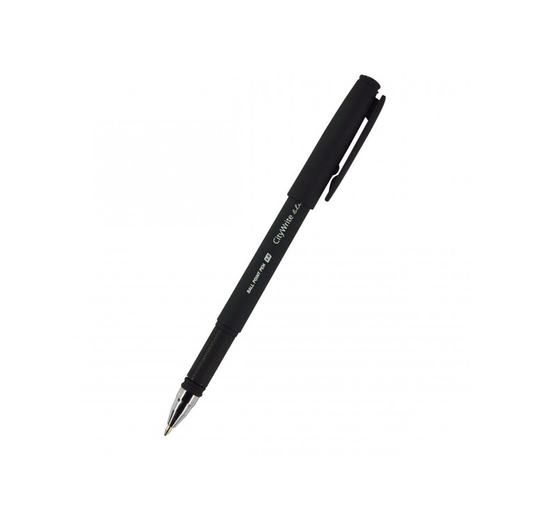 Ручка пластиковая шариковая «CityWrite Black», 1.0 мм, черная