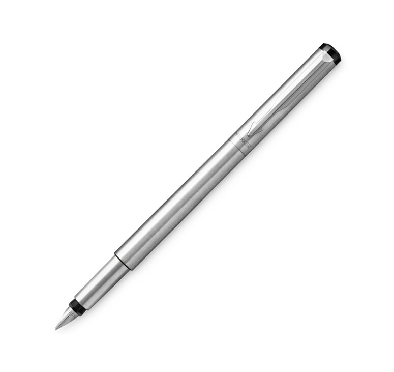 Ручка перьевая «Parker Vector Standard Stainless Steel CT», серебристый