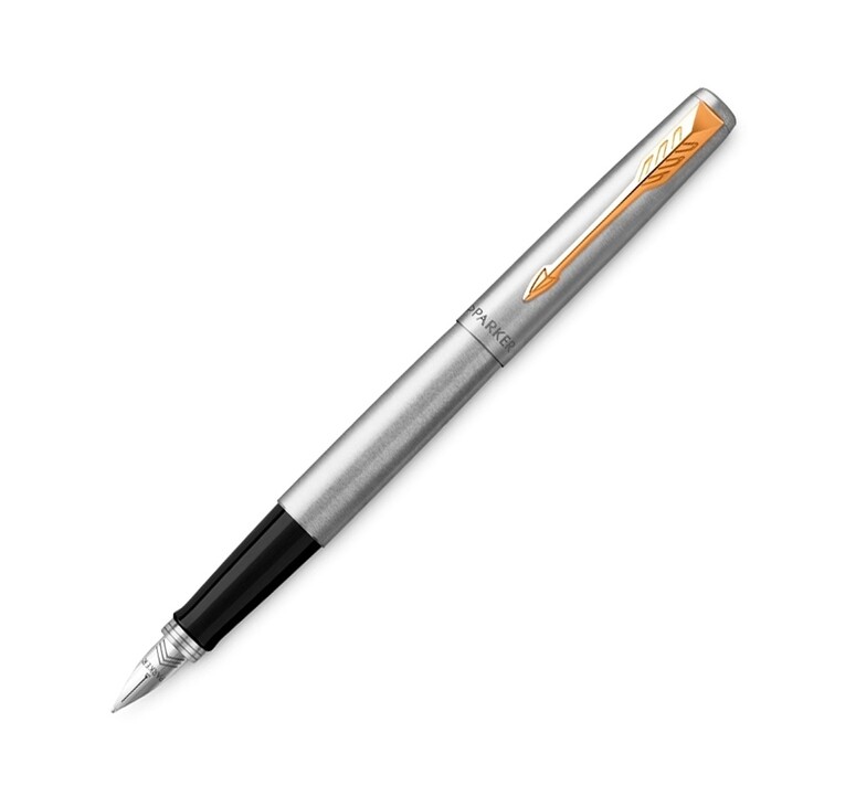 Перьевая ручка Parker Jotter Stainless Steel GT, Mblue